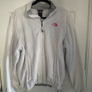 The North Face Women's White Jacket-Breast Cancer Limited Edition